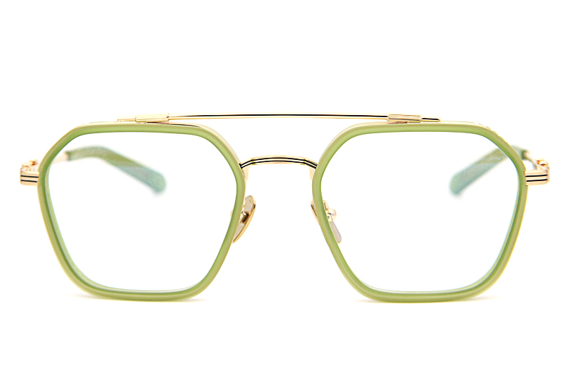 Hotation Eyeglasses Green Gold