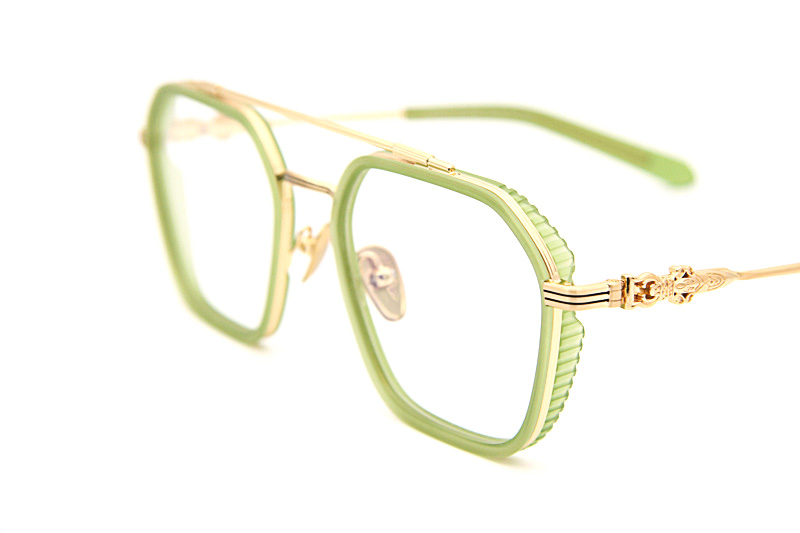 Hotation Eyeglasses Green Gold