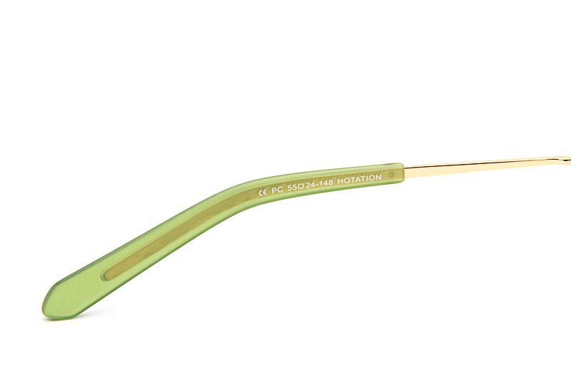 Hotation Eyeglasses Green Gold