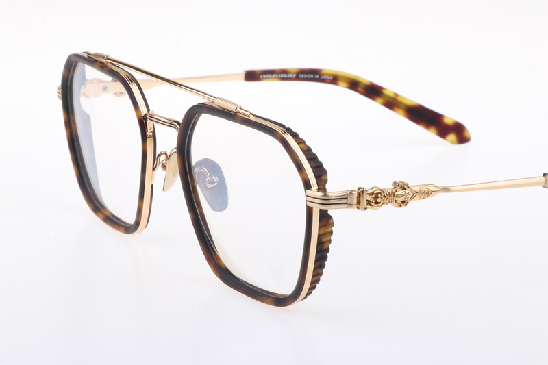 Hotation Eyeglasses Tortoise Gold