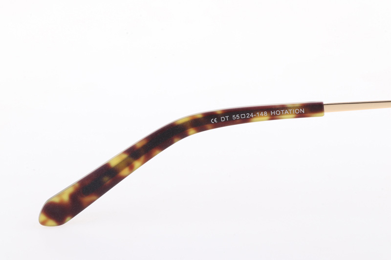 Hotation Eyeglasses Tortoise Gold