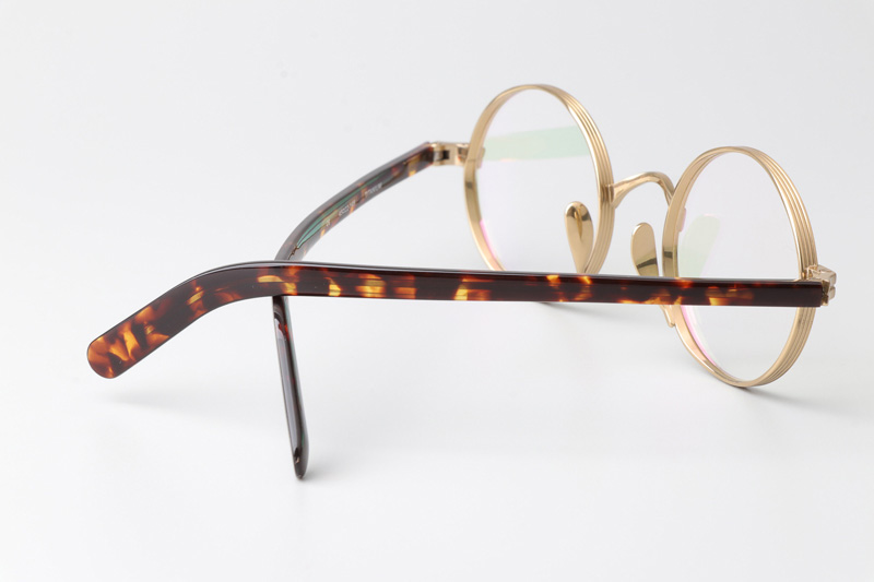 JZ10881 Eyeglasses Gold Tortoise