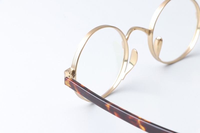 JZ10881 Eyeglasses Gold Tortoise