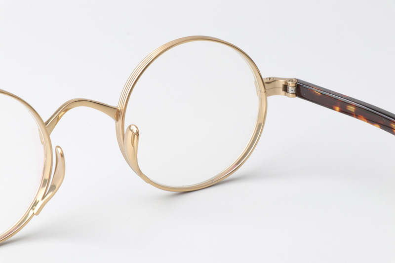 JZ10881 Eyeglasses Gold Tortoise