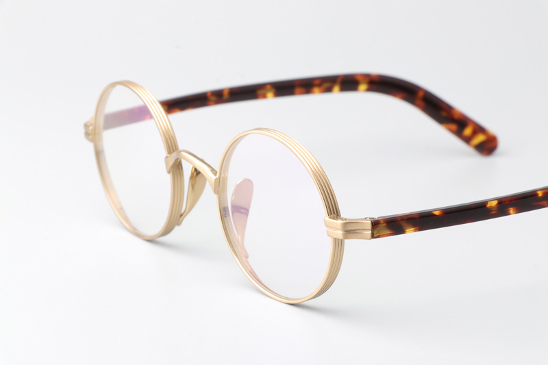 JZ10881 Eyeglasses Gold Tortoise