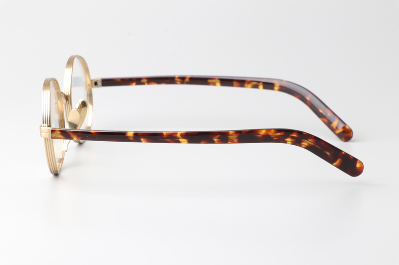 JZ10881 Eyeglasses Gold Tortoise