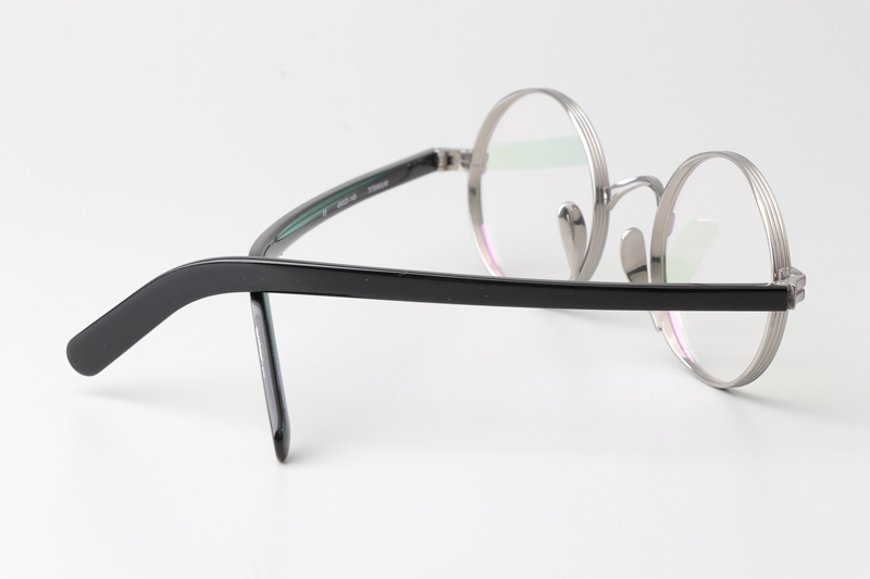 JZ10881 Eyeglasses Silver Black