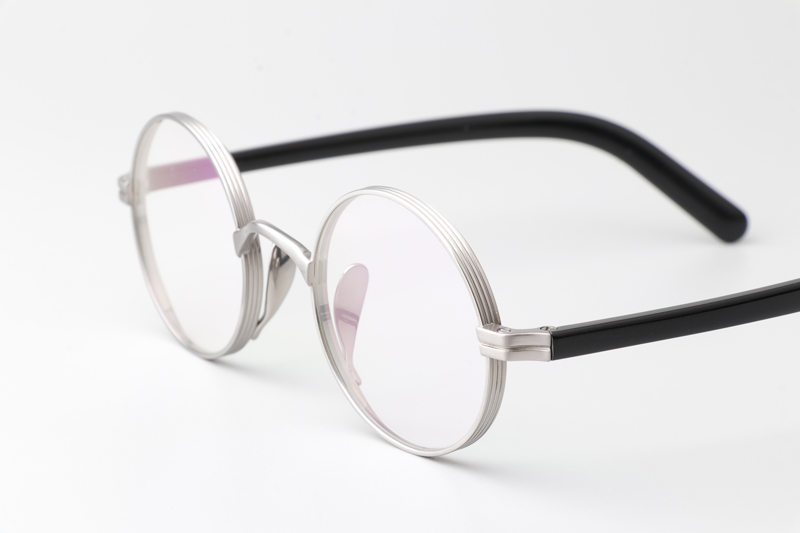 JZ10881 Eyeglasses Silver Black