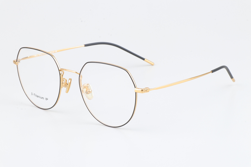 JZ5312 Eyeglasses Gold Black
