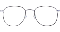 JZ8017 Eyeglasses Silver Black