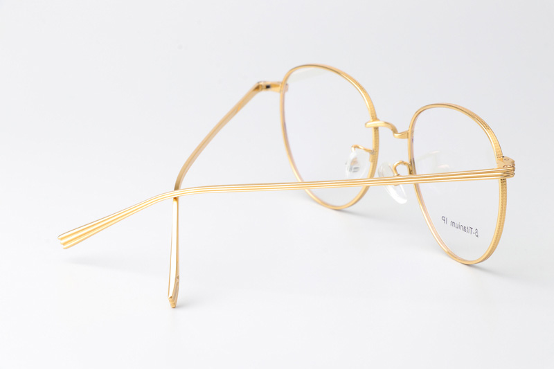 JZ8030 Eyeglasses Black Gold