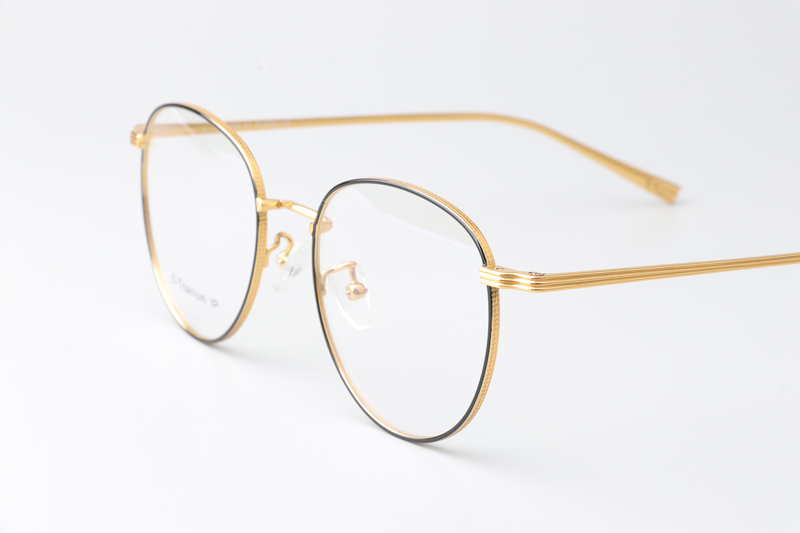 JZ8030 Eyeglasses Black Gold
