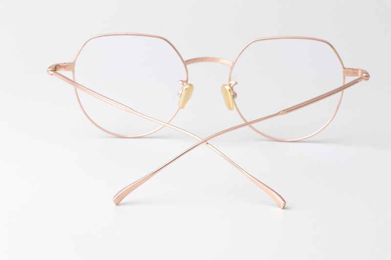 JZ8033 Eyeglasses Rose Gold