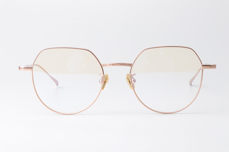 JZ8033 Eyeglasses Rose Gold