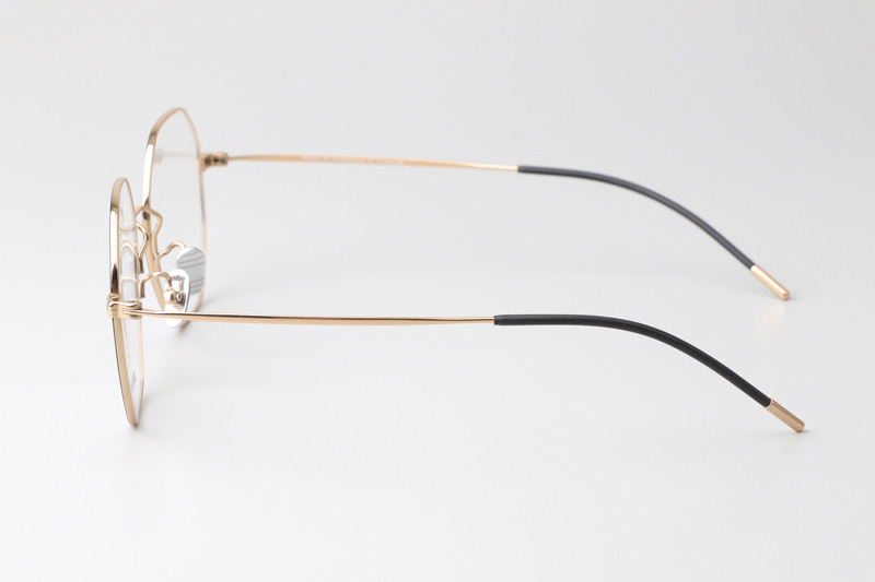 JZ8042 Eyeglasses Black Gold