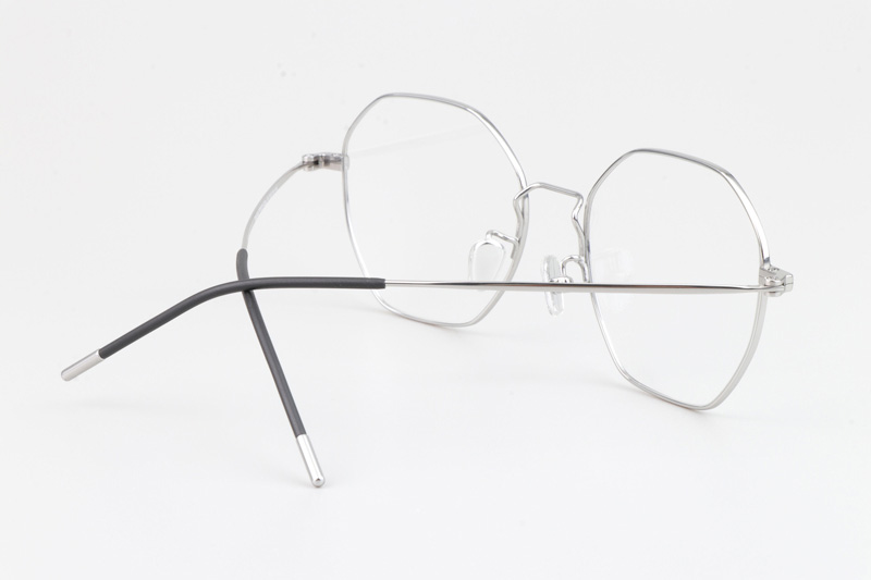 JZ8042 Eyeglasses Black Silver