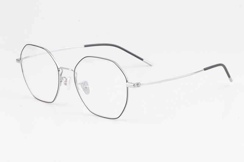 JZ8042 Eyeglasses Black Silver