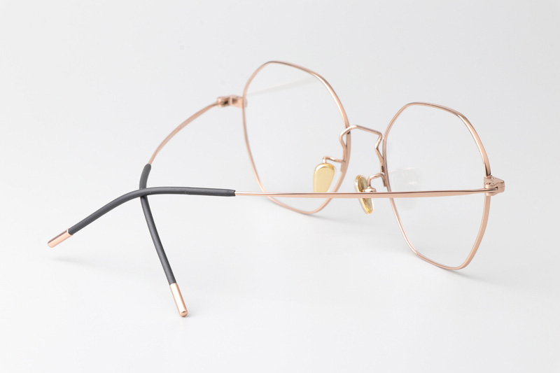 JZ8042 Eyeglasses Rose Gold