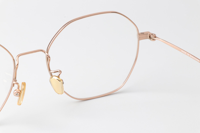 JZ8042 Eyeglasses Rose Gold