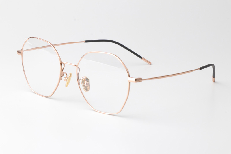 JZ8042 Eyeglasses Rose Gold