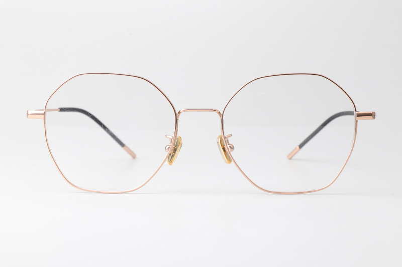 JZ8042 Eyeglasses Rose Gold