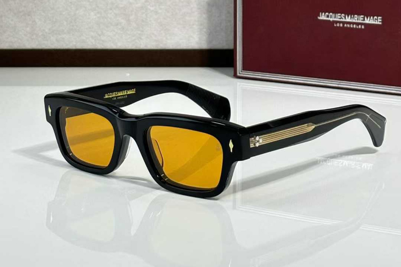 Jeff I Sunglasses Black Yellow