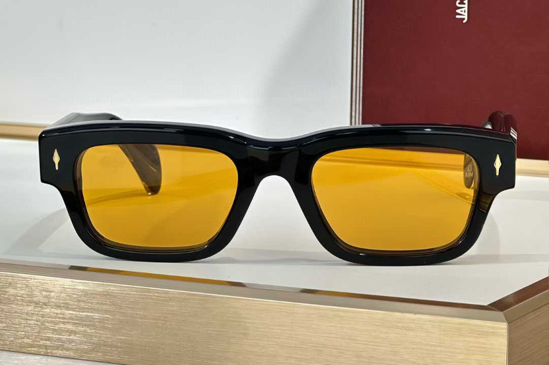 Jeff I Sunglasses Black Yellow