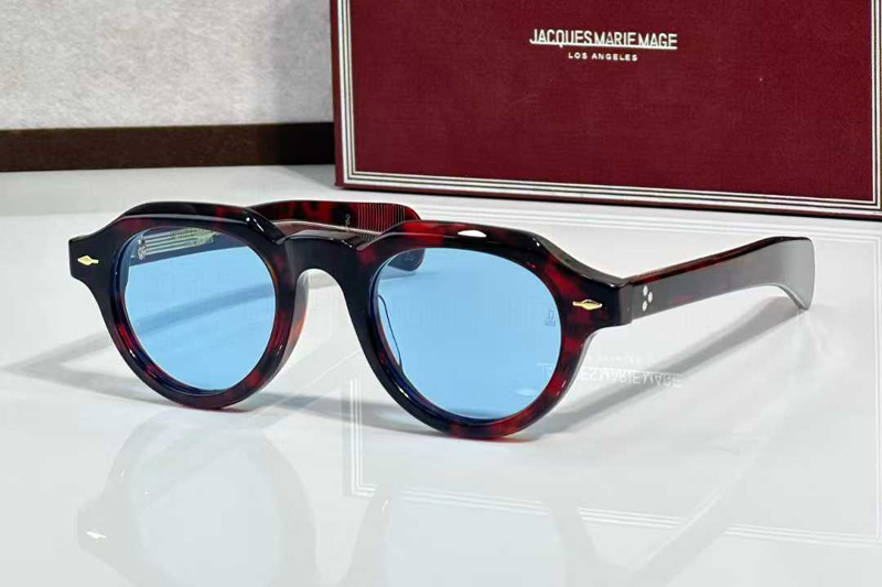 Kellerman Sunglasses Red Tortoise Blue