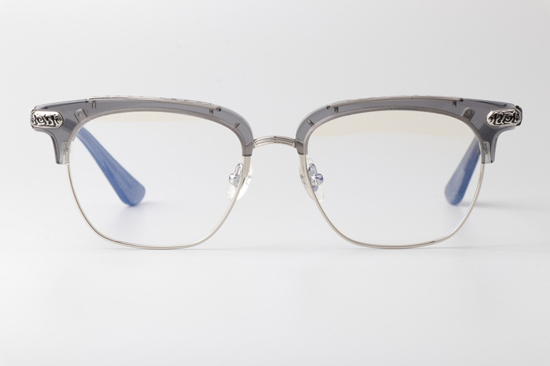 Klls1092 Eyeglasses Transparent Gray Silver