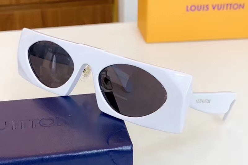 L-V Z1253 Sunglasses In White