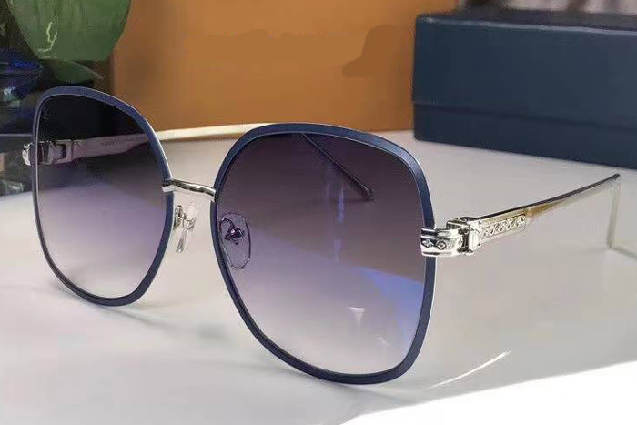 L-V Z1270E Sunglasses In Silver Blue