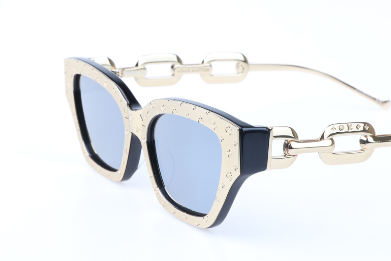 L-V Z1476E Sunglasses In Gold