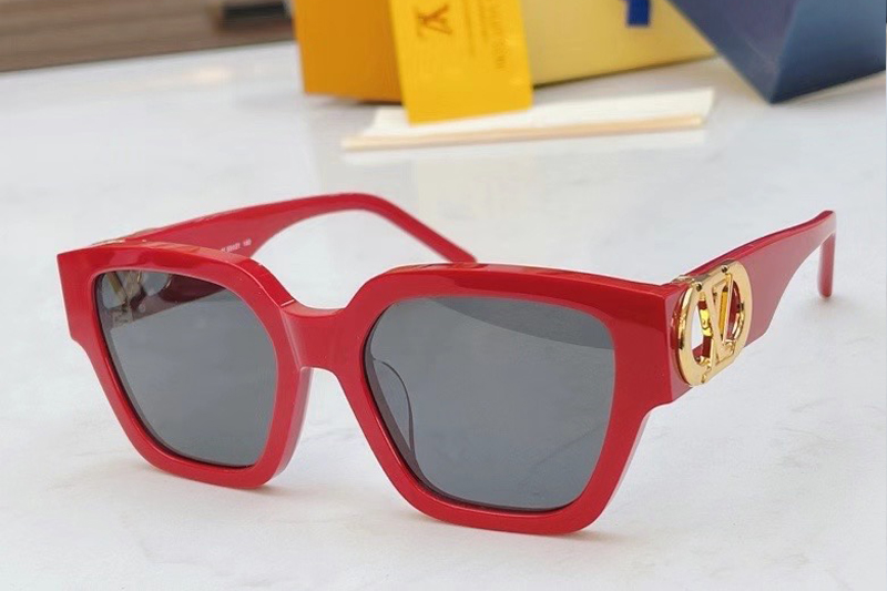 L-V Z1479 Sunglasses In Red