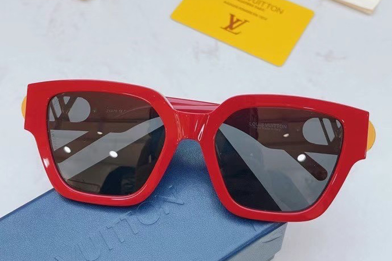 L-V Z1479 Sunglasses In Red