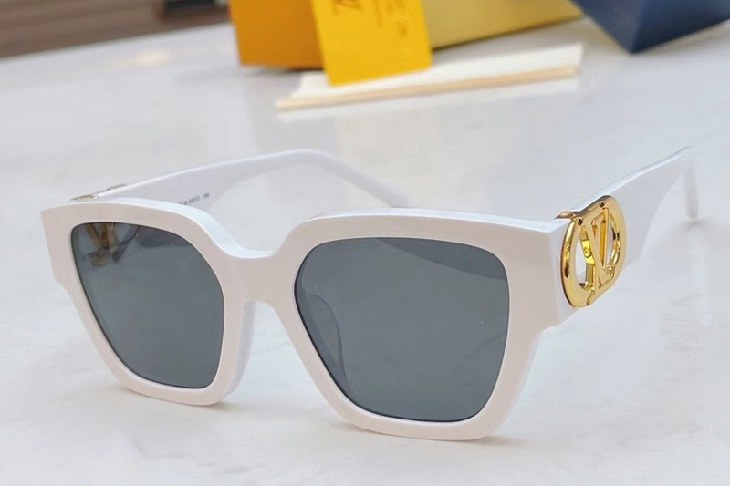 L-V Z1479 Sunglasses In White