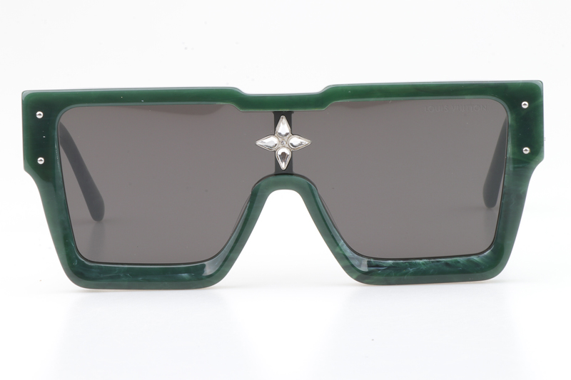 L-V Z1547E Sunglasses In Green Grey