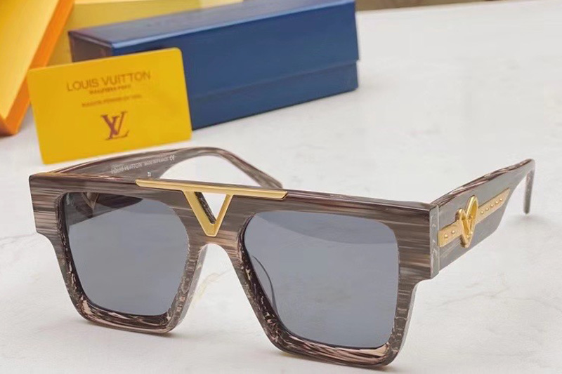 L-V Z1609E Sunglasses In Coffee Gold