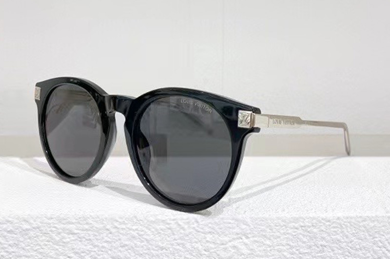 L-V Z1671E Sunglasses In Black Silver