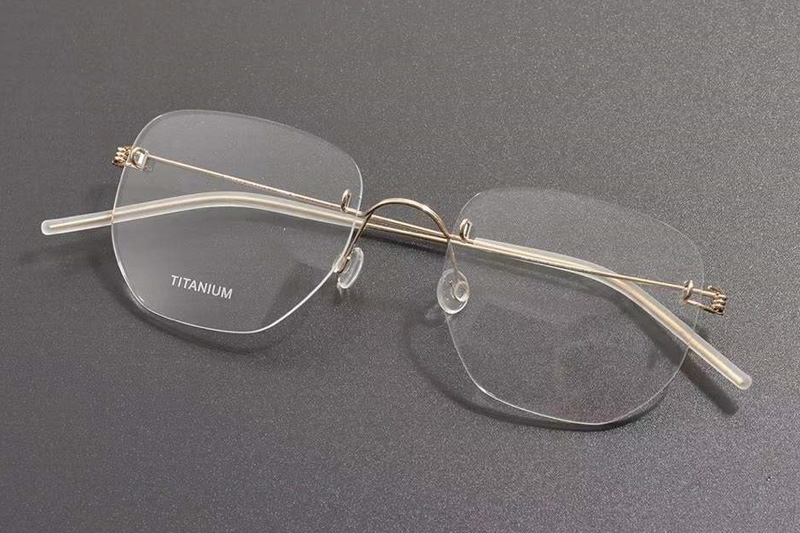 LB0358 Eyeglasses Gold