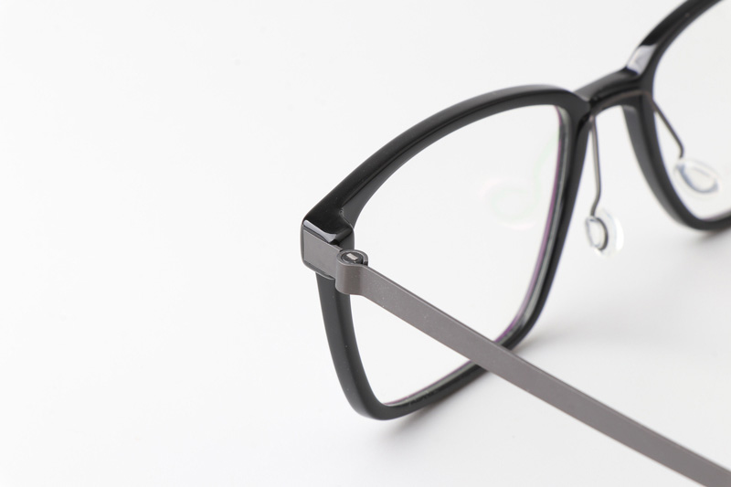 LB1281 Eyeglasses Black Gunmetal