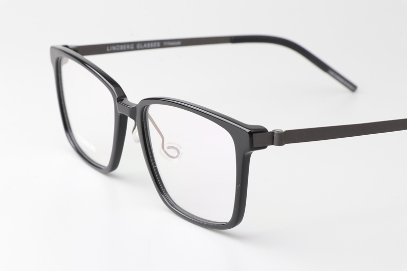 LB1281 Eyeglasses Black Gunmetal