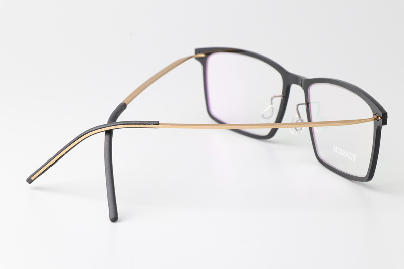 LB6544 Eyeglasses Black Gold