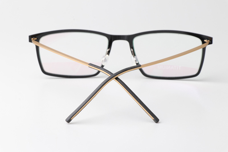 LB6544 Eyeglasses Black Gold