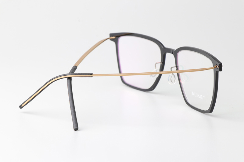 LB6554 Eyeglasses Black Gold