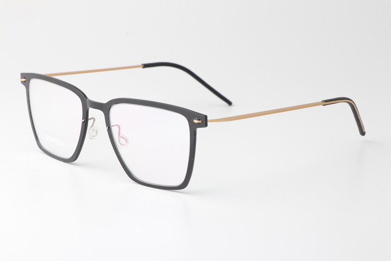 LB6554 Eyeglasses Black Gold