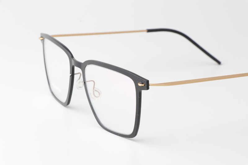 LB6554 Eyeglasses Black Gold
