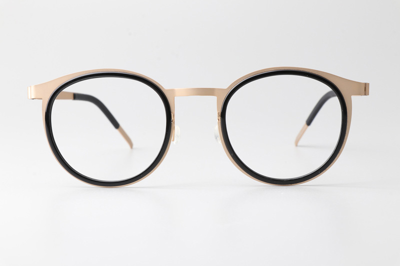 LB9704 Eyeglasses Black Gold