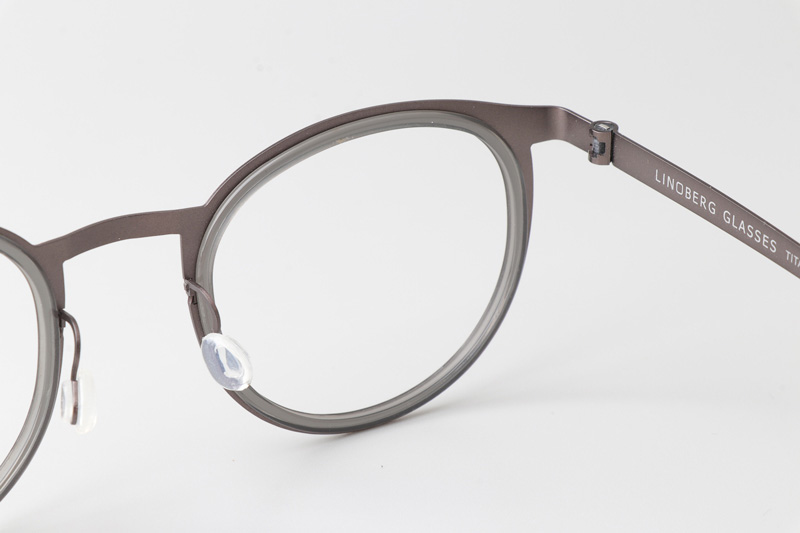 LB9704 Eyeglasses Gray Gunmetal