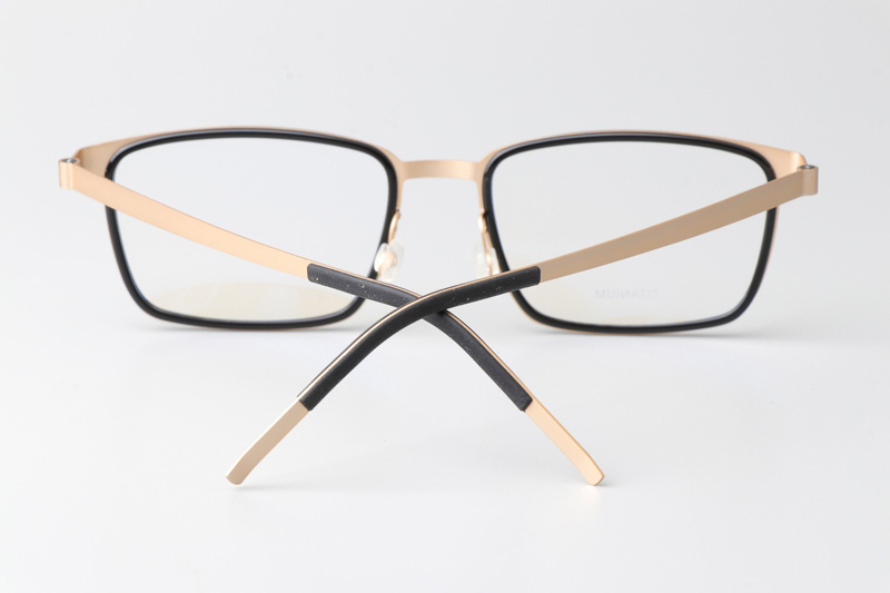 LB9711 Eyeglasses Black Gold