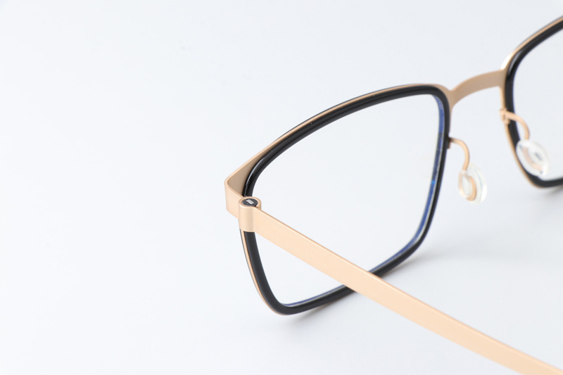 LB9711 Eyeglasses Black Gold